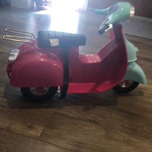 Super cute doll baby scooter